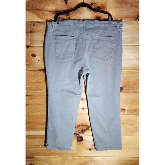 Gloria Vanderbilt Amanda Jeans in Tan Plus Size 22 Short - Picture 7 of 7